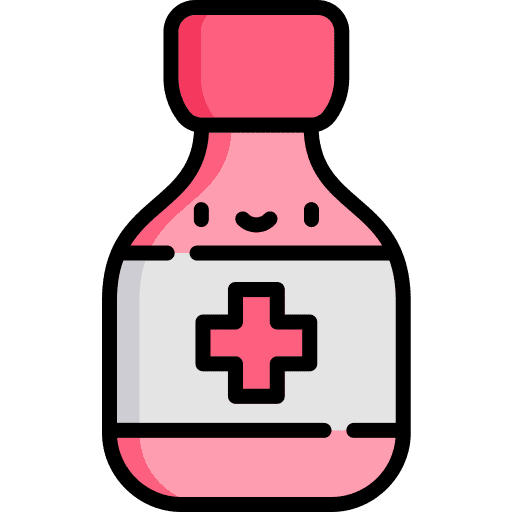 Cough syrup cough syrup ill healthcare and medical icon