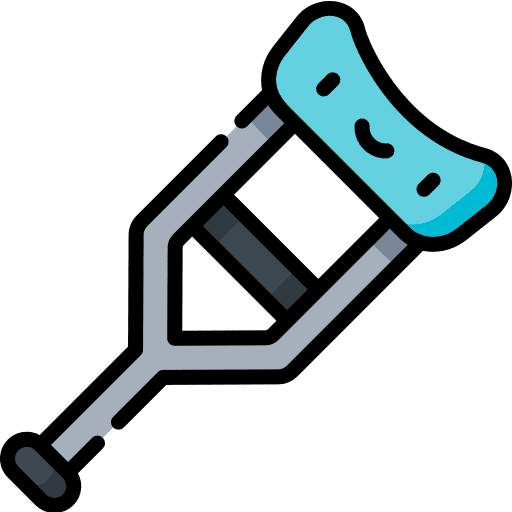 Crutch medical crutch crutches icon