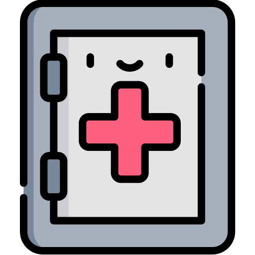 First aid kit hospital first aid kit healthcare and medical icon