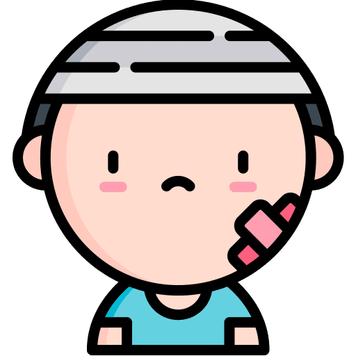 Patient disease healthcare and medical sick icon