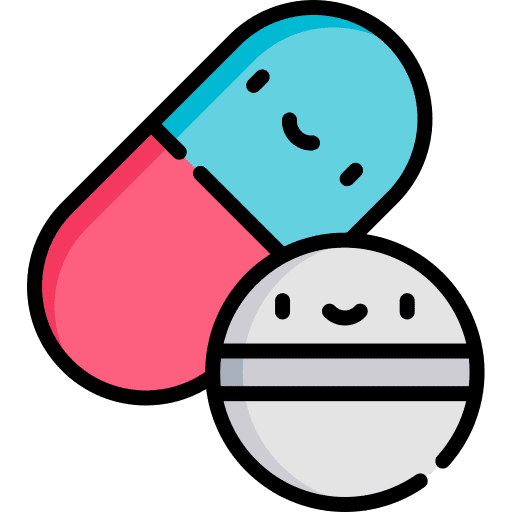 Pills pills drugs healthcare and medical icon