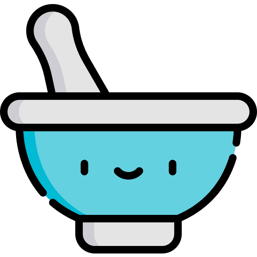 Mortar mortar chemical grinding icon