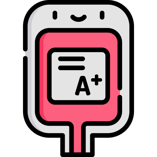 Blood bag blood donation heart liquid icon