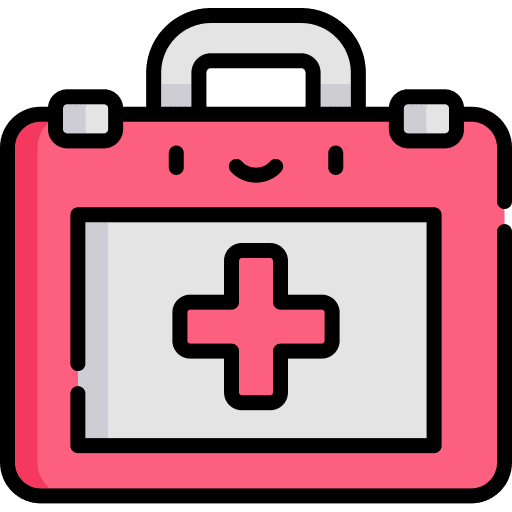 Briefcase doctor briefcase first aid icon