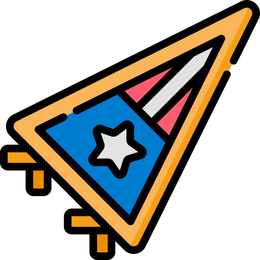 Pennant flags team pennant icon