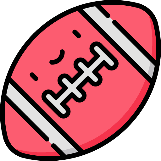 Football american football sports education icon