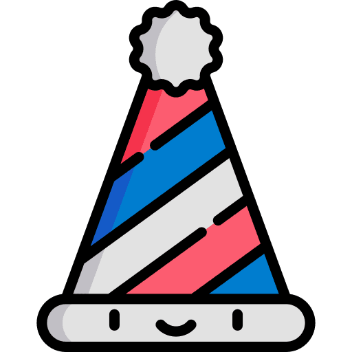 Party hat fun hat party hat celebration icon