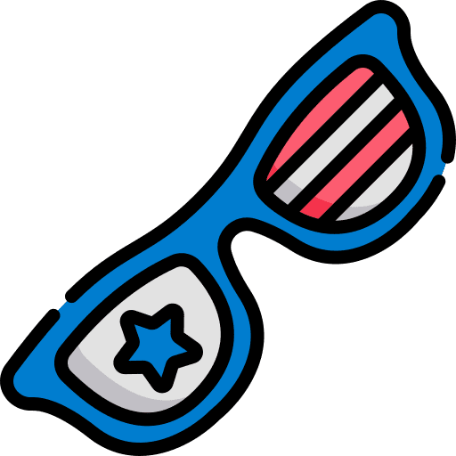 Sunglasses usa party eeuu icon