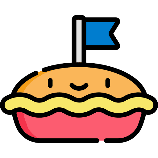 Pie sweet bakery dessert icon