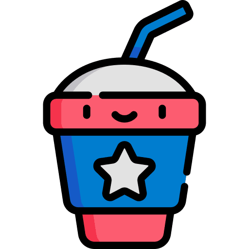 Soda smoothie take away food and restaurant icon