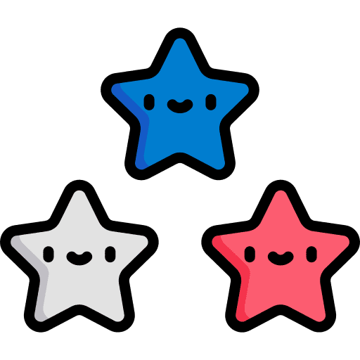 Stars entertainment illumination fireworks icon