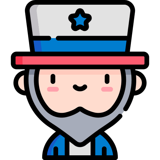 Uncle sam uncle hats beard icon