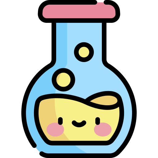 Chemistry laboratory science flask icon