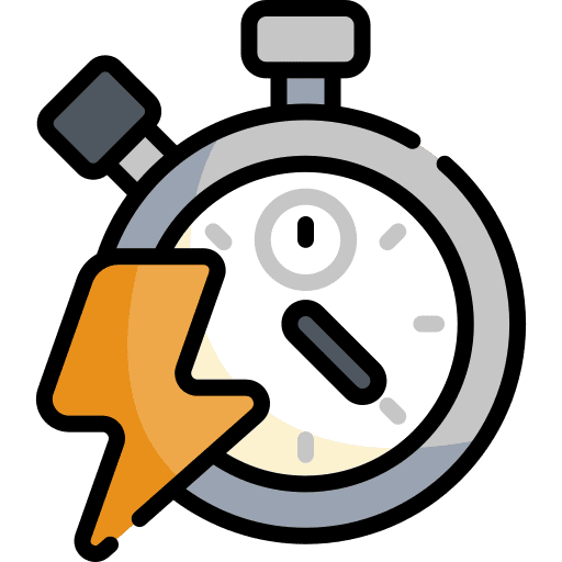 Chronometer stopwatch timer time and date icon