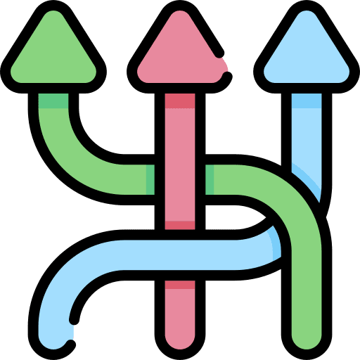 Ways organization different ways icon