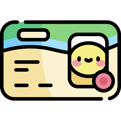 Id card business and finance pass identity icon