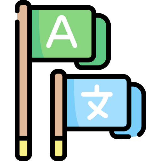 Languages translate flag languages icon