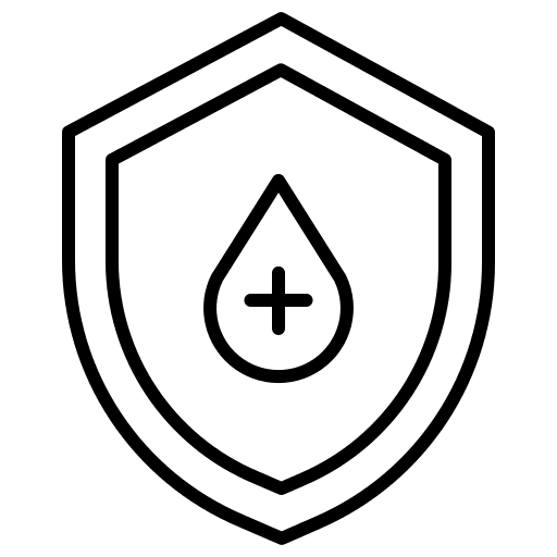 Drop water furniture and household protection icon