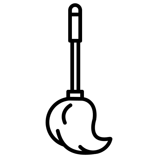 Mop puddle mop housekeeping icon