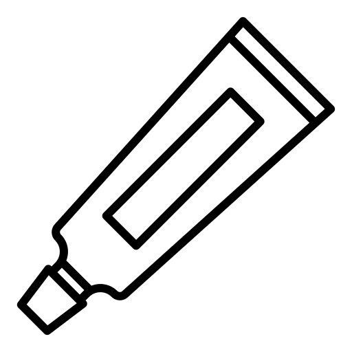 Toothpaste dental hygienic toothpaste icon