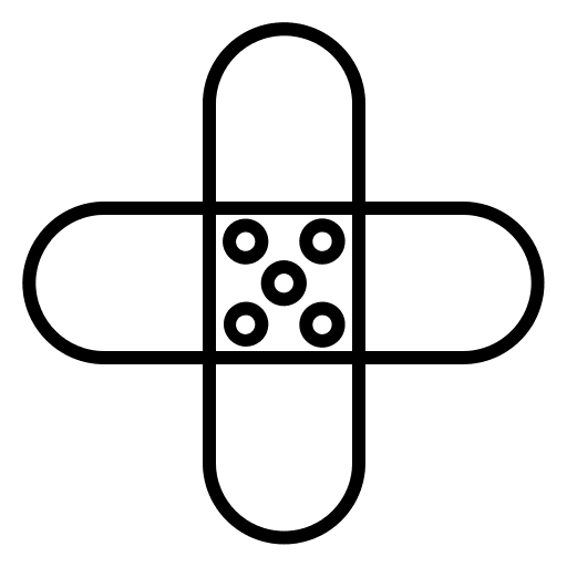 Band aid health clinic band aid hospital icon