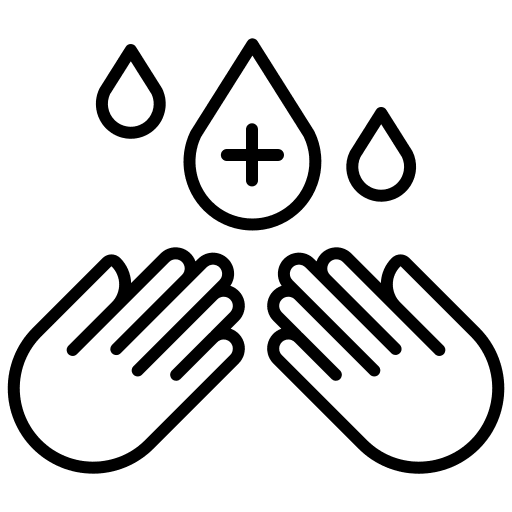 Hand sanitizer hygiene clean surgery icon