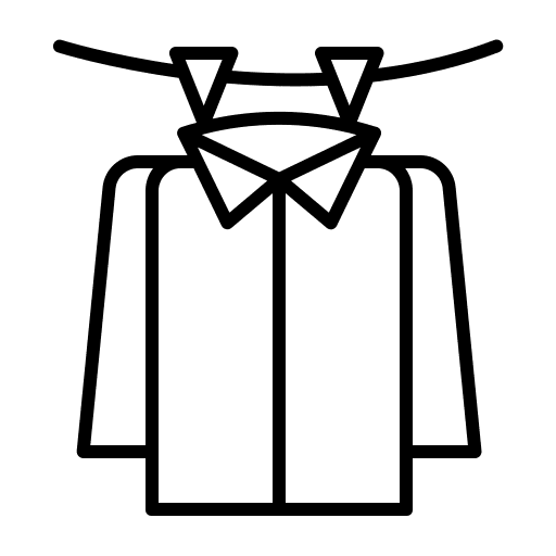 Laundry clothes fashion hanging icon