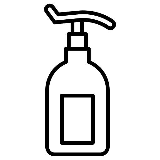 Lotion wellness skin care massage icon