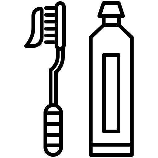 Toothbrush clean toothpaste healthcare and medical icon