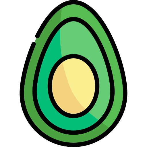 Avocado avocado vegan vegetarian icon