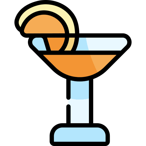 Cocktail beverage food drink icon