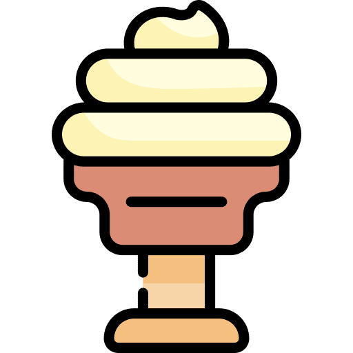 Frappe coffee shop cold food icon