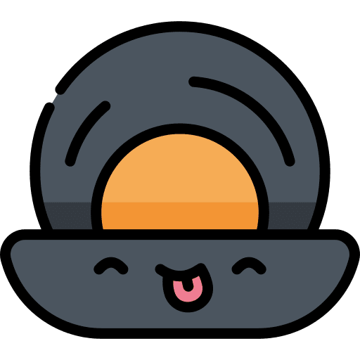 Mussel animals food mollusc icon