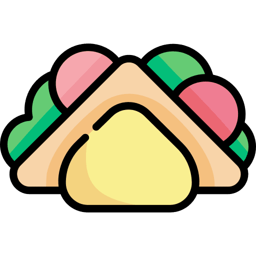 Sandwich bread meal food icon