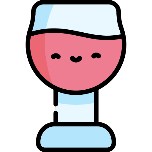 Wine cup food and restaurant food icon