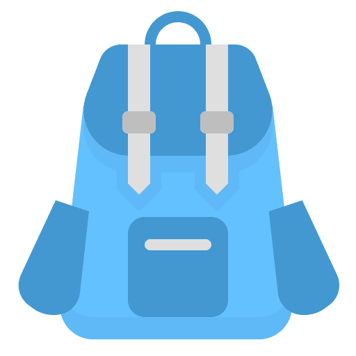 Bag bags tools and utensils bagpack icon
