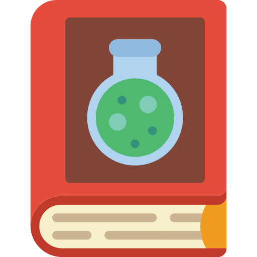 Book education test tube subjects icon