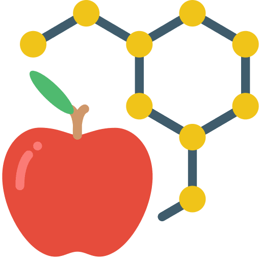 Gmo plant genes apple icon