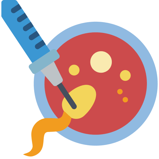 Ivf syringe healthcare and medical ivf icon