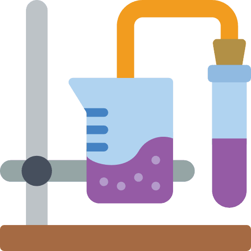 Experiment flask test tube ecology and environment icon