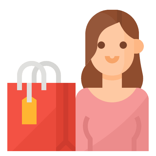 Shopper avatar free time people icon