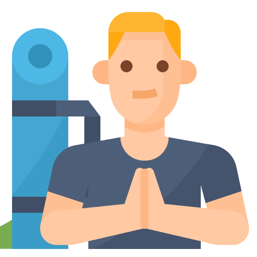 Yoga lifestyle yoga people icon