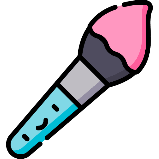 Brush art painter painting icon