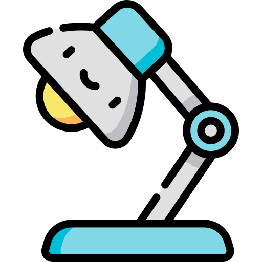 Lamp illumination furniture furniture and household icon