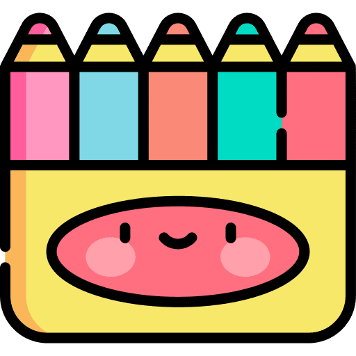 Pencil art and design art color icon