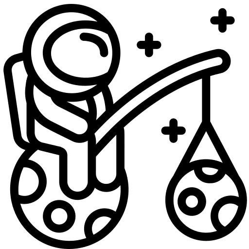 Astronaut people professions and jobs astronaut icon