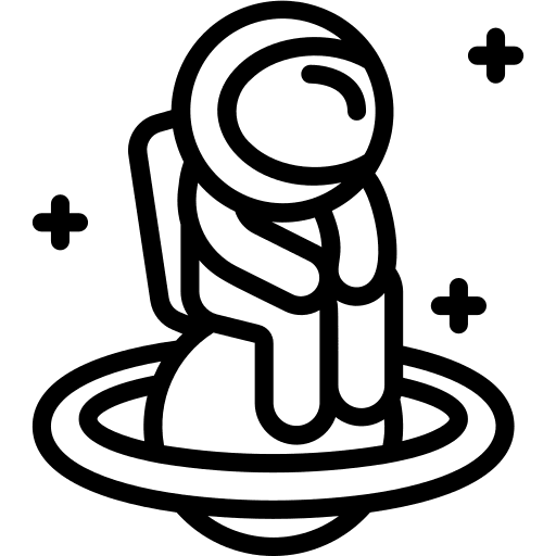 Astronaut people professions and jobs astronaut icon