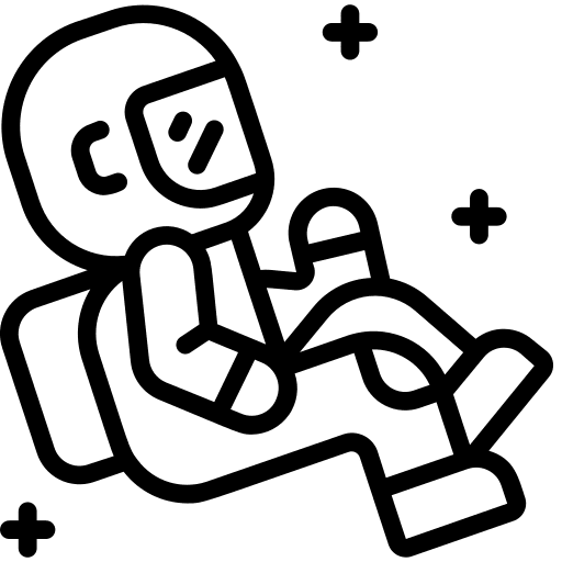 Astronaut professions and jobs people astronaut icon