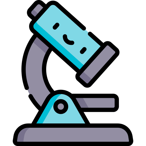 Microscope scientific observation microscope icon