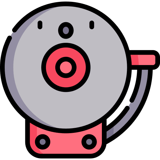 School bell notification school bell music and multimedia icon